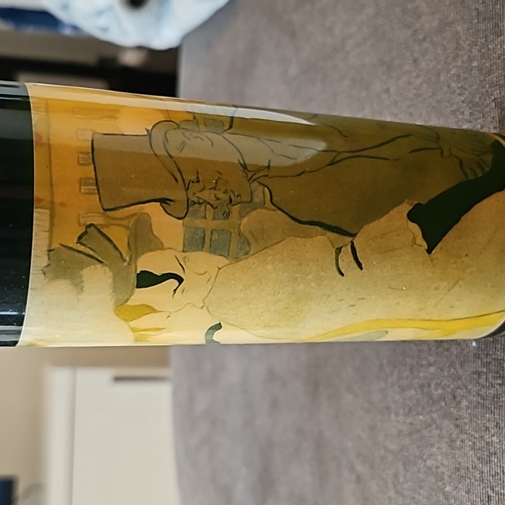 Vintage Mid century Toulouse Lautrec tall glasses - Picture 3 of 7